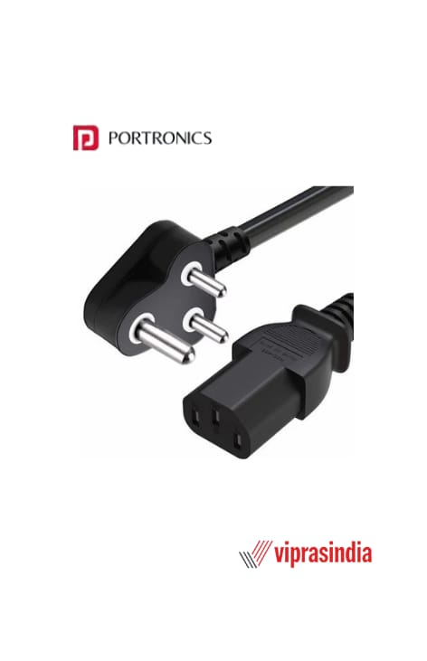 Power Cable Desktop Portronics Konnect G1 PQR 1712