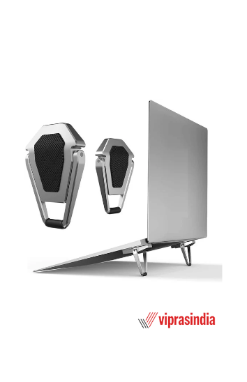 Laptop Mini Stand Metal Folding Portable Laptop Stand Non-Slip Base Bracket (One Pair) H5