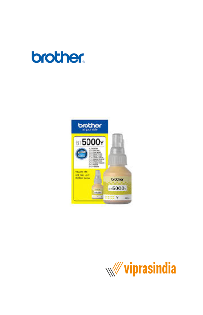 Ink Bottle Brother BT5000Y 48.8ml Yellow