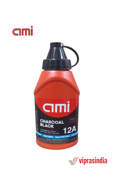 Toner  Powder AMI 12 A Charcoal Black For HP