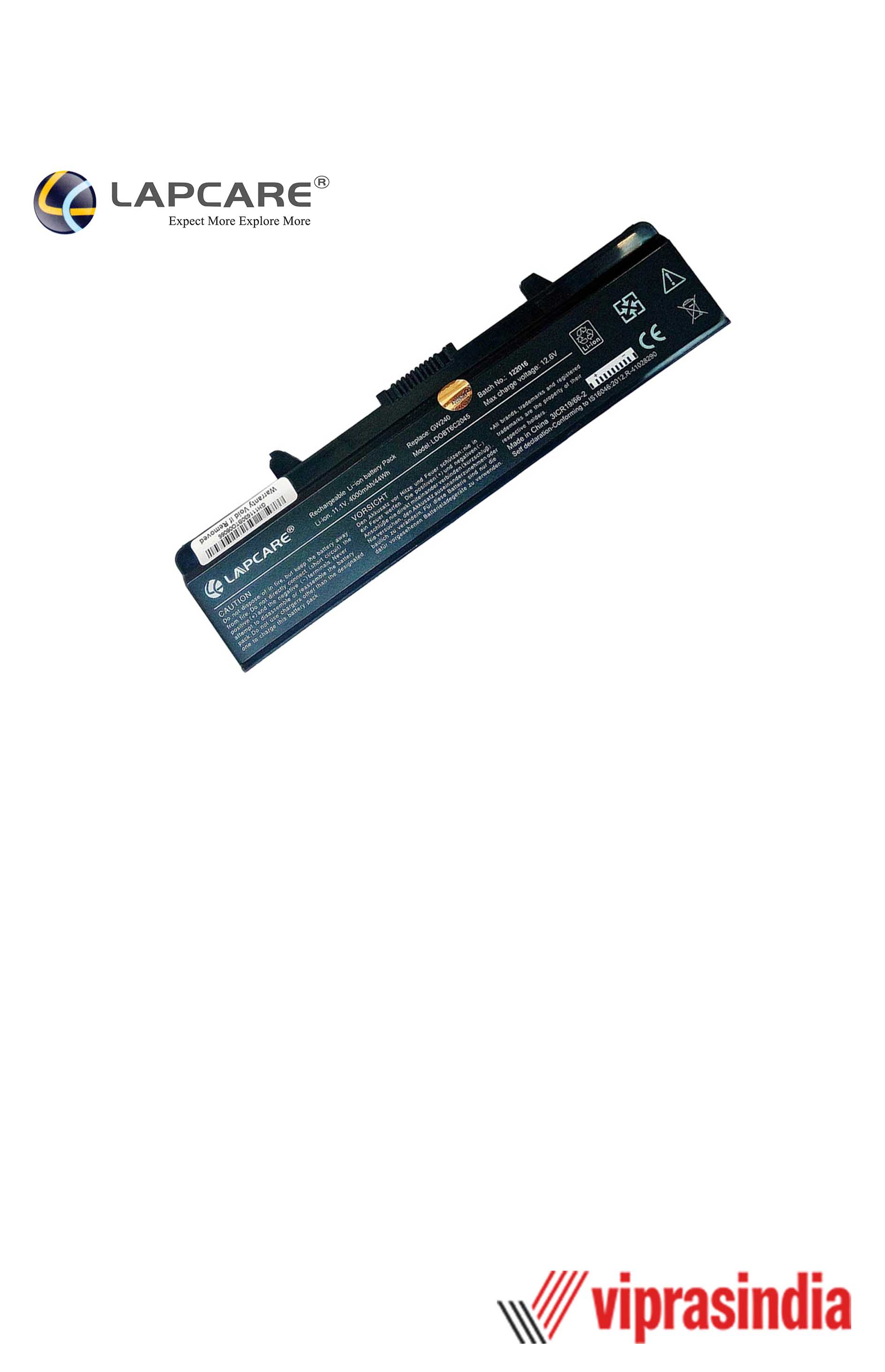 Laptop Battery Lapcare Compatible For DELL 1525 6C