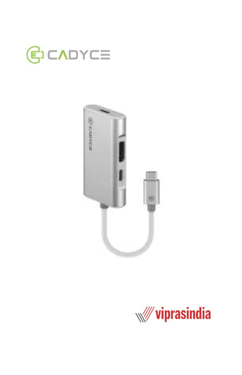 USB-C to Dual DisplayPort  Adapter with PD Charging Cadyce CA-C2DP