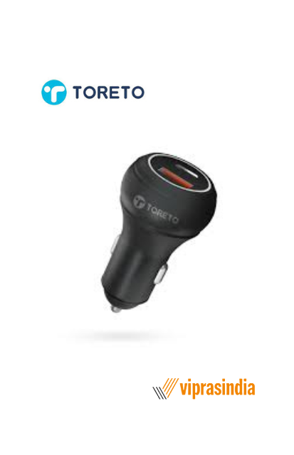 Car Charger Toreto Tor-438 Turbo Light 145W USB & Type-C