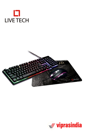 Keyboard and Mouse Combo RGB Gaming  Live Tech Armour