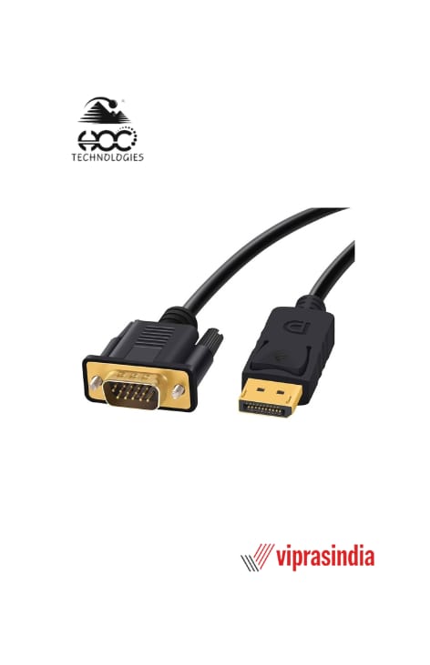 Cable HOC Technologies DP to VGA HDV - 1.8L Male to Male