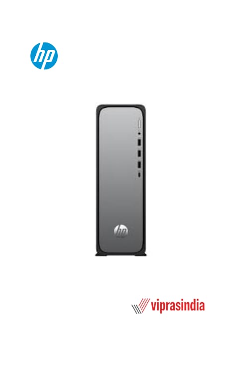 Desktop HP Omnidesk Slim S03 -0112--CPU Intel Core i3 14TH Gen, Ram 8 GB, SSD 512GB, No DVD, Wifi+Bluetooth, Wired Keyboard Mouse, Windows 11 + Ms Office 2024, LED Screen 19.5inch