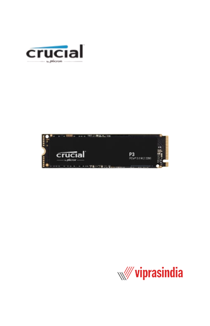 SSD Crucial PCIe 3.0 NVMe P3 1TB to 3500Mbps 