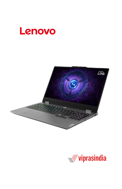Laptop Lenovo 83GS00PJIN-- CPU Intel Core i5-12450HX, Ram 16GB(2x 8GB), SSD 512GB, Graphics RTX™ 3050 6GB, LED Screen 15.6inch IPS 300nits 144Hz, Backlite Keyboard White, AI-Powered Gaming PC, Colour Luna Grey, Windows 11, Office Home 2024