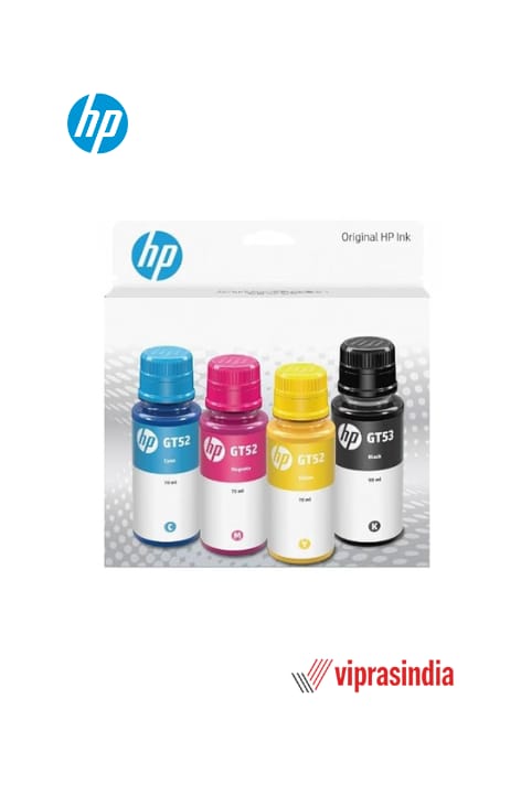 Ink Bottle Combo HP GT-52 Cyan, Magenta, Yellow and  GT-53 Black 