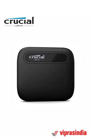 Portable SSD Crucial X6 500GB Up to 540MB/s USB 3.2, USB-C - CT500X6SSD9
