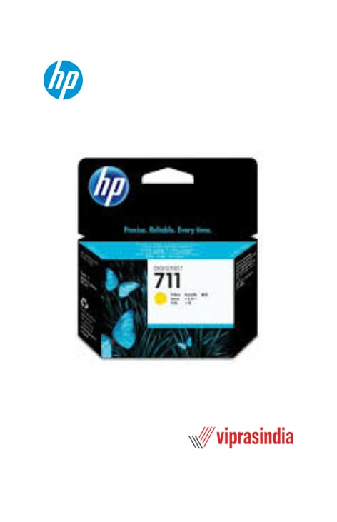 Cartridges HP 711 Yellow Design Jet Ink