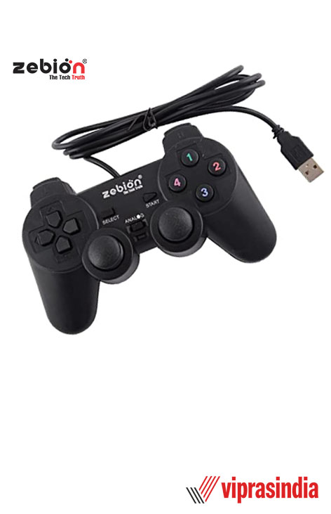 Game Pad Vibration USB  Zebion (Black)