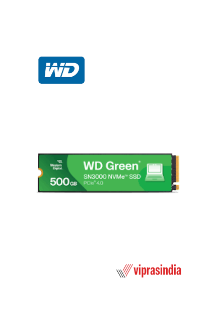 SSD WD Green NVME SN3000 500GB 5000Mbps G4