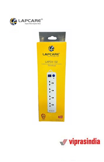 Power Extension Lapcare LAPEX-132 4Way Single Switch With Fuse 1.5M
