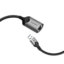 Cable Cadyce CA-U3GE USB 3.2 to Gigabit Ethernet Adpater Black 