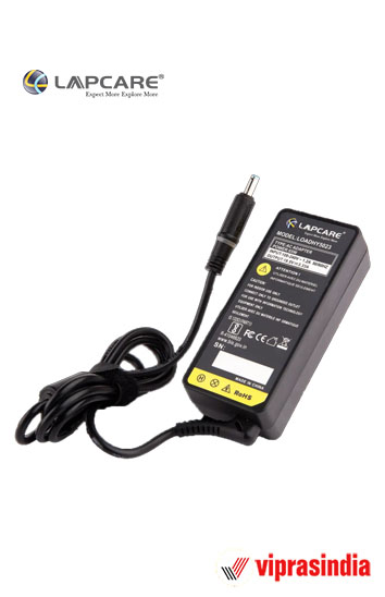  Laptop Adapter Lapcare for HP 65W WITH 4.5MM Blue pin