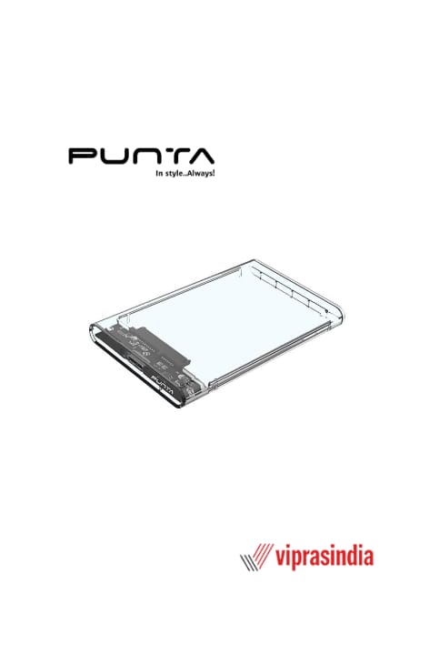 SSD / HDD PUNTA 2.5 USB -3.1 Type-C White