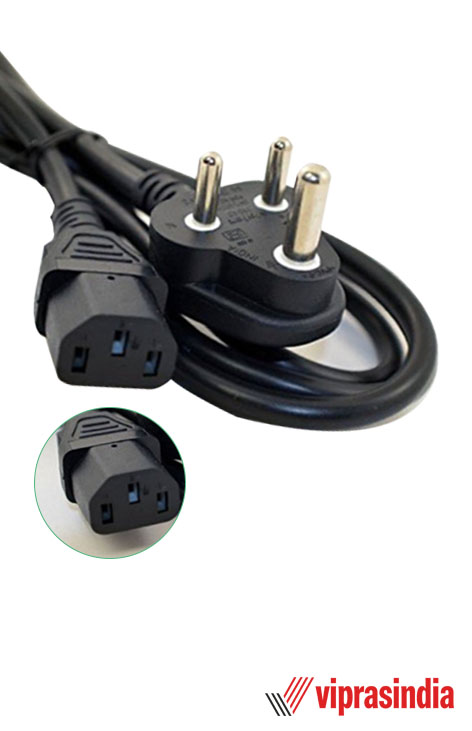 Computer  Power Cable 1.5 mtr 3 pin (Desktop)