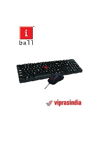 Keyboard and Mouse iball Stylex Comboset 