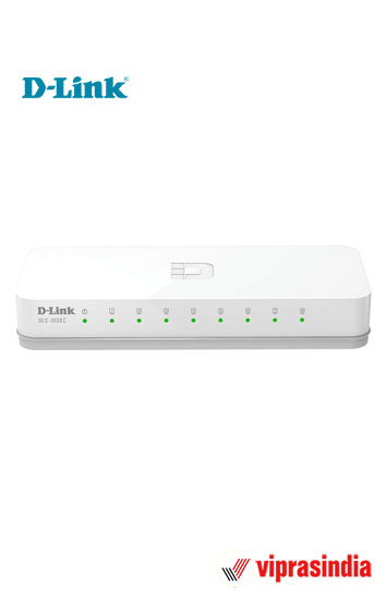 Network  switch  D-Link DES 1008C 8 Port 10/100 Mbps
