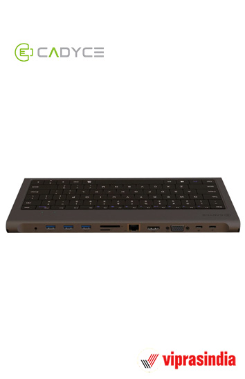 Cadyce USB-C™ Keyboard & Docking Station (CA-KBDS)