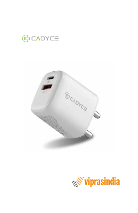 Cadyce  20W USB -C PD 3.0 & USB Wall Charger CA-DUCWC