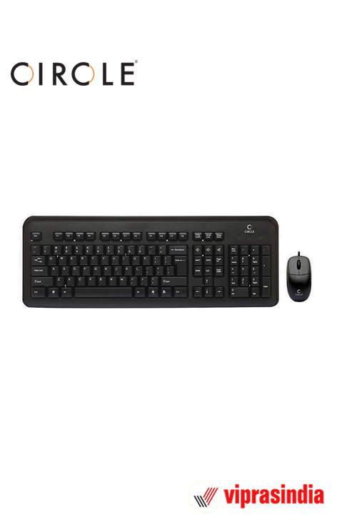 Keyboard Mouse Circle USB C41 Multimedia Combo