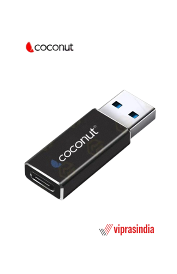 USB 3.0 to Type C, OTG Adapter OT07 Coconut  Black 