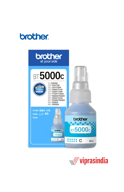 Ink Bottle Brother BT5000C 48.8ml Cyan