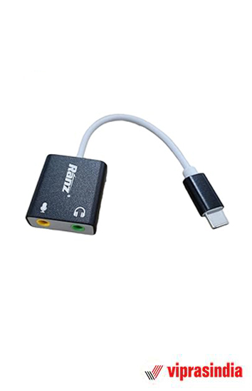 Sound card Ranz USB Type C External Stereo Audio Adapter 3.5mm