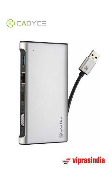  Cadyce USB 3.0 Travel Docking Station CA-U3TDS