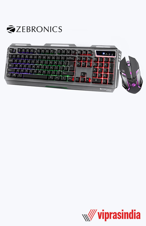 Keyboard & Mouse  Wired Zebronics Gaming ZEB-TRANSFORMER Combo