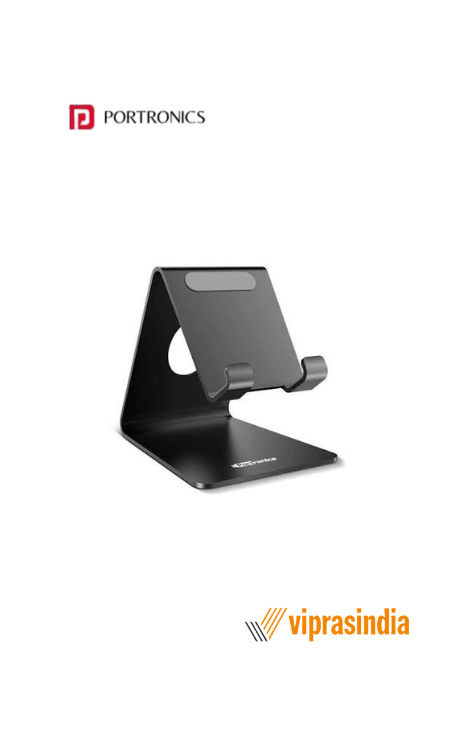 Portronics MODESK POR-122 Universal Mobile Holder (Black)