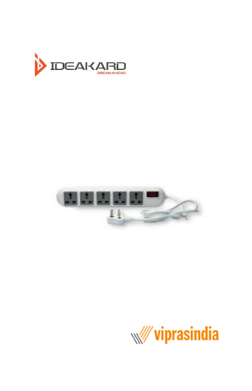 Power Power Extension Ideakard SP50 5 socket Smart power Switch 2M