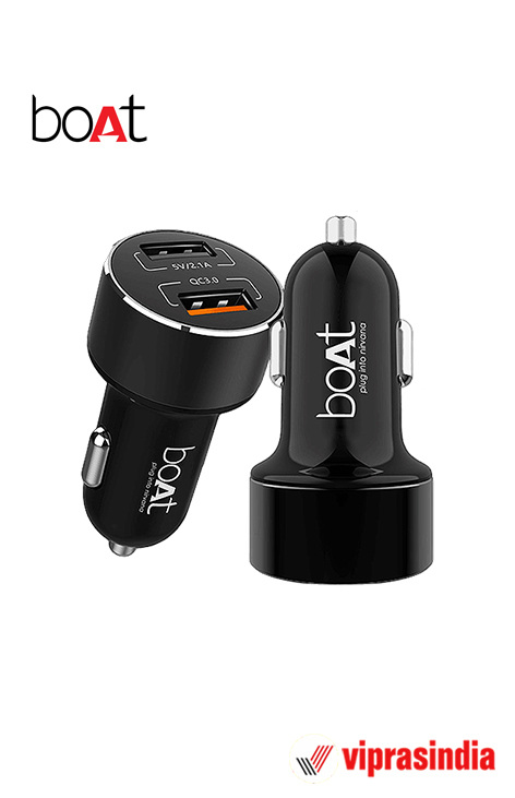 boAt Qualcomm Quick Charge 3.0 Rapid Car Charger-Dual Port