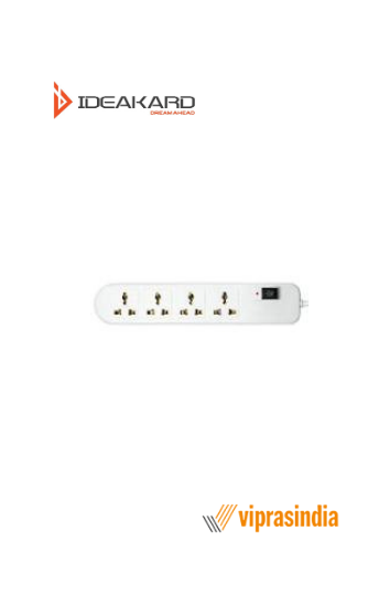 Power Power Extension Ideakard SP40 4socket Smart power Switch 1.5M
