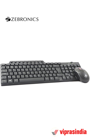 Keyboard And Mouse USB  Combo Zebronics Judwaa 555 