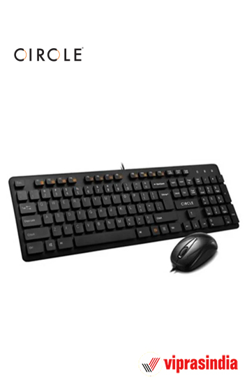 Keyboard and Mouse USB Circle C43 Slim Multimedia Combo