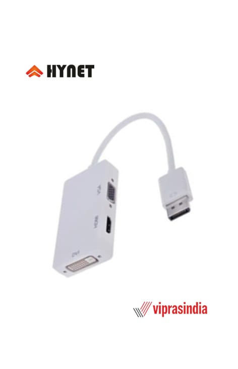 Cable Hynet DP to HDTV/VGA/DVI White