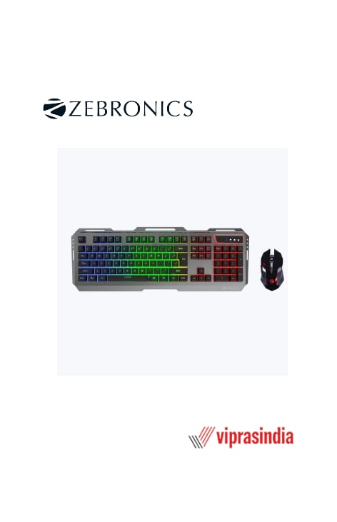 Keyboard & Mouse  Wired Zebronics Gaming ZEB-TRANSFORMER Combo