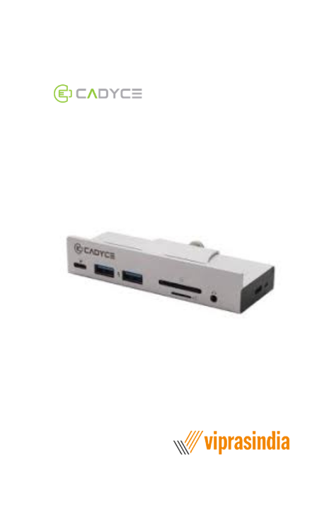 Cadyce USB-C® ClampFit Docking Station (CA-CLMFT)