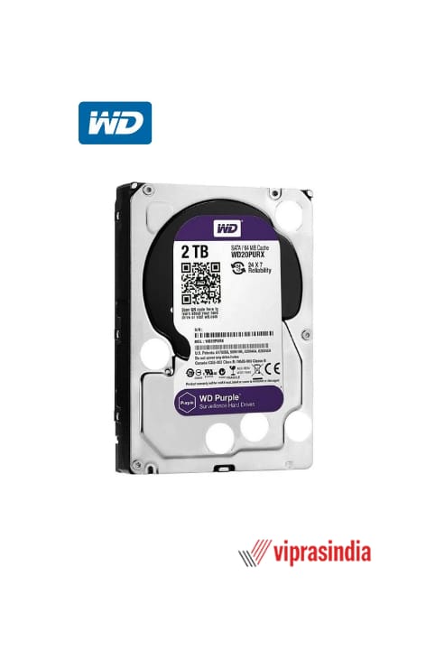 Hard Drive WD 2TB Purple Surveillance Sata