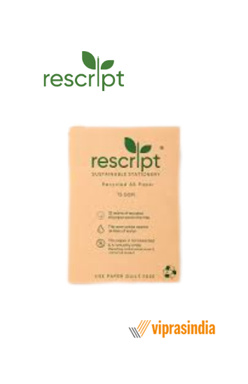 Paper Recycled Rescript A5 , 100% Recycled , Eco-Friendly	