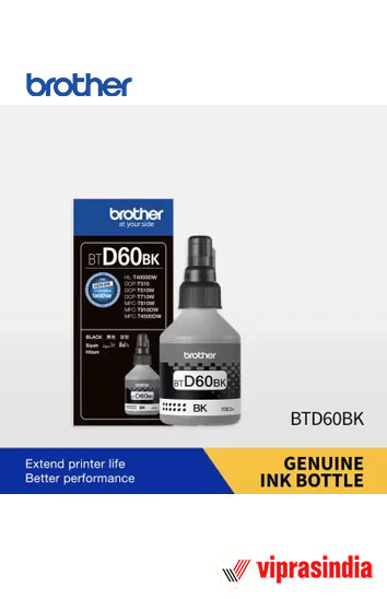 Ink Bottle Brother BT-D60BK  108ml (Black)