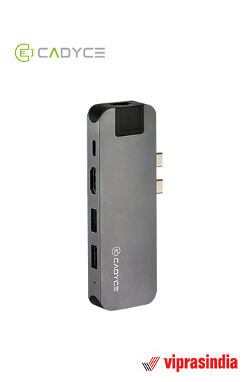 Cadyce Dual USB-C™ Docking Station With Gigabit Ethernet (CA-DUCDG)