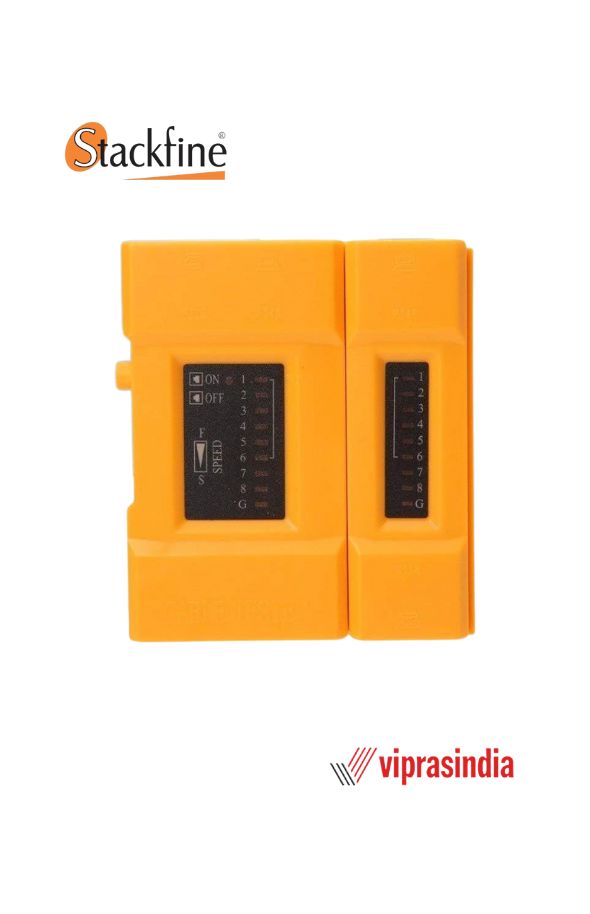  Lan Cable Tester Stackfine RJ45 and RJ11 GI 14B