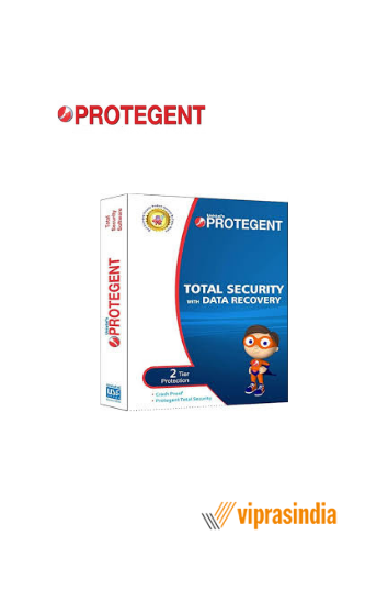 Antivirus Software Protegent Total Security with Data Recovery Software 1Yr/1PC
