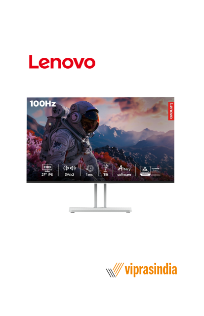 LED Monitor Lenovo L27i-4A 27inch (67BEKAC1IN) IPS+100 Hz+2 HDMI/VGA+ Borderless /SPKR