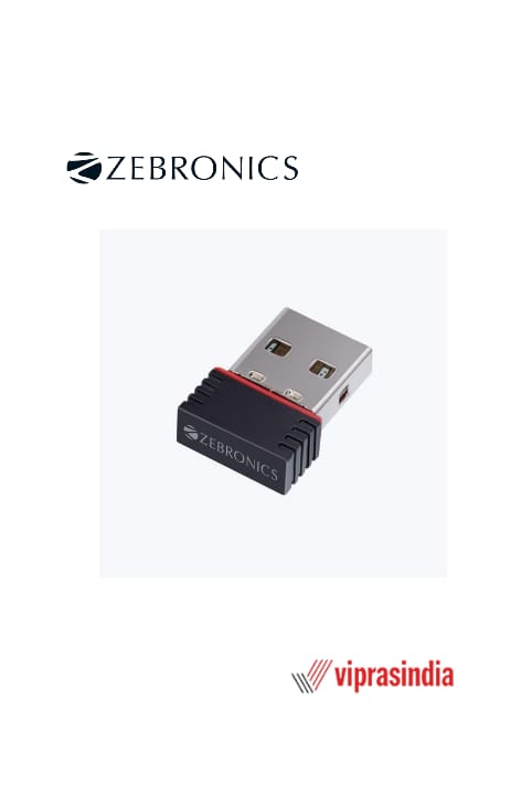 Wireless Adapter Zebronics ZEB USB150WIFI For Desktop