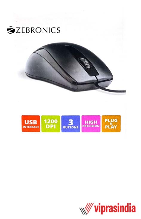 Mouse Zebronics Wired USB Optical Zeb-Alex